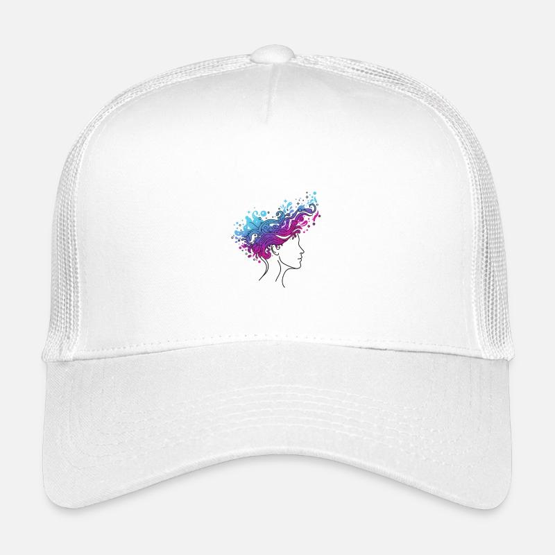 Flux cosmique – Art abstrait de la tête Casquette trucker enfant