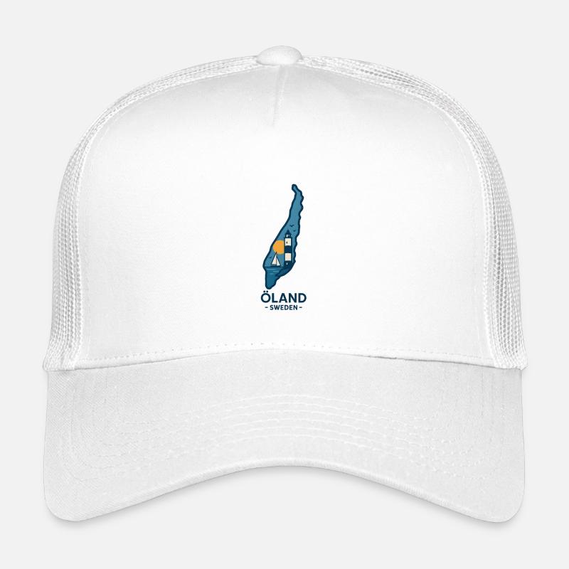 Öland Lighthouse and Sunset Kids’ Trucker Cap