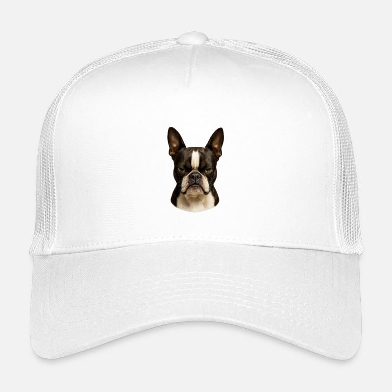 Vue impressionnante sur le Boston Terrier Casquette trucker enfant