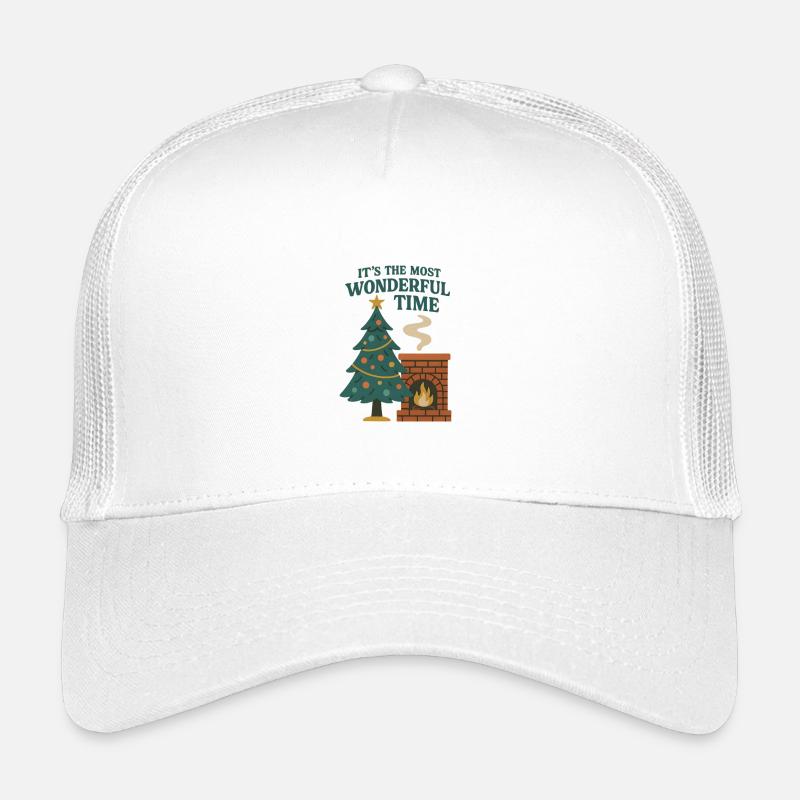 Cheminée de Noël Casquette trucker enfant