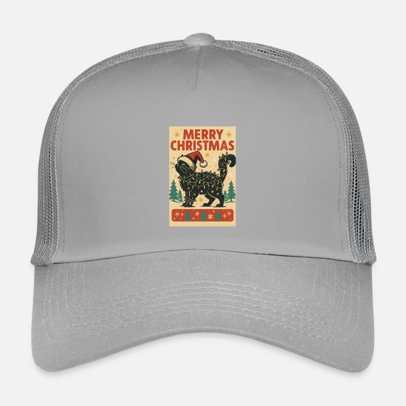Noël Vintage Cat Casquette trucker enfant