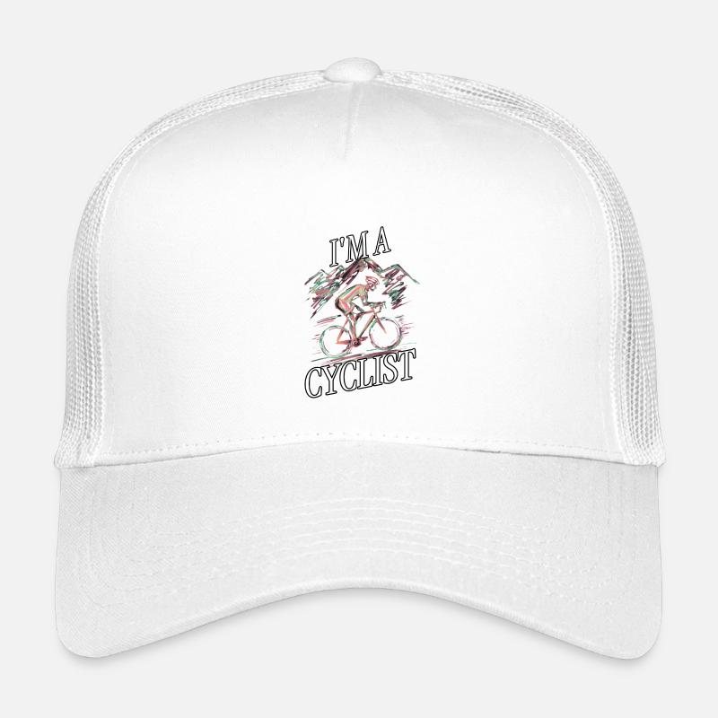 I'M A CYCLIST Mountain Ride Kinder Trucker-Cap