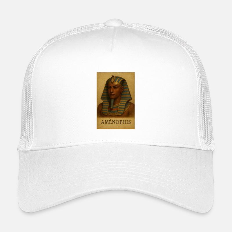 Ägyptisches Amenophis-Erbe - Kinder Trucker-Cap - Weiß