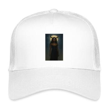 Mystical Horn Goddess - Kids’ Trucker Cap - white - Front