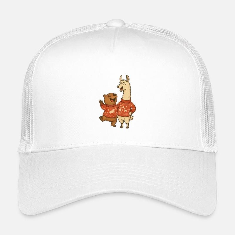 Amis d’hiver animaux Casquette trucker enfant