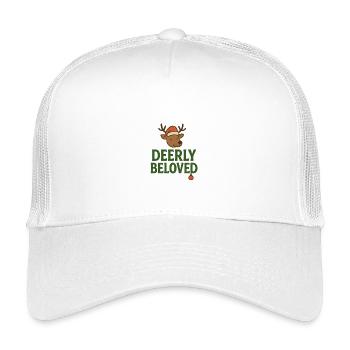 Cerf Bien-aimé du Père Noël - Casquette trucker enfant - blanc - Devant
