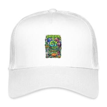 Ultra pourriture cérébrale - Casquette trucker enfant - blanc - Devant