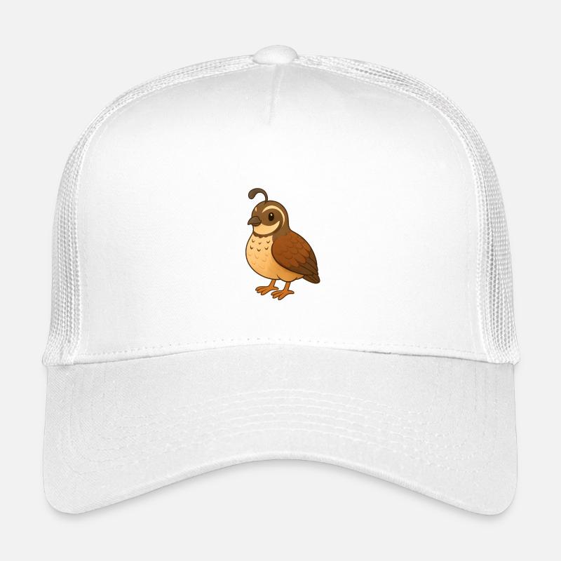 Wachtel - Kinder Trucker-Cap - Weiß