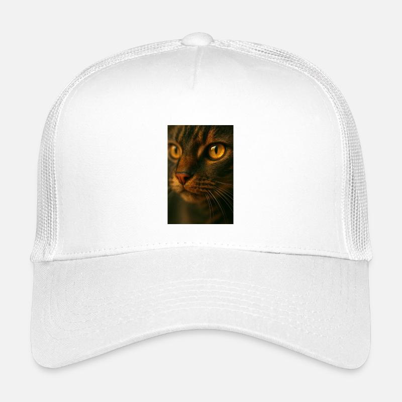 Yeux de chat fermés Casquette trucker enfant