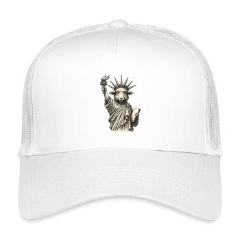 Liberty Sheep Statue - Kids’ Trucker Cap - white - Front