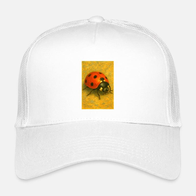 Red Ladybug Art Print Kids’ Trucker Cap