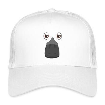 Cute Cartoon Platypus Face Monotreme Australian  - Kids’ Trucker Cap - white - Front