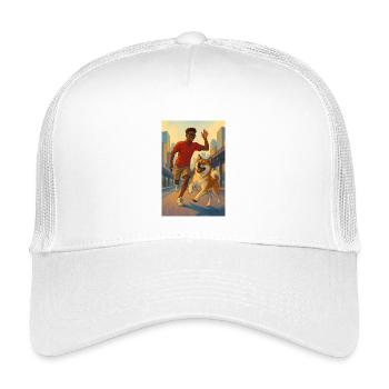 Matt & Holly - Character over labels. - Kids’ Trucker Cap - white - Front