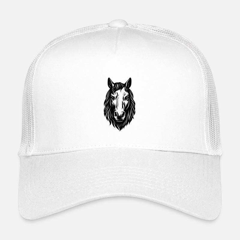 Art de la tête du cheval Casquette trucker enfant