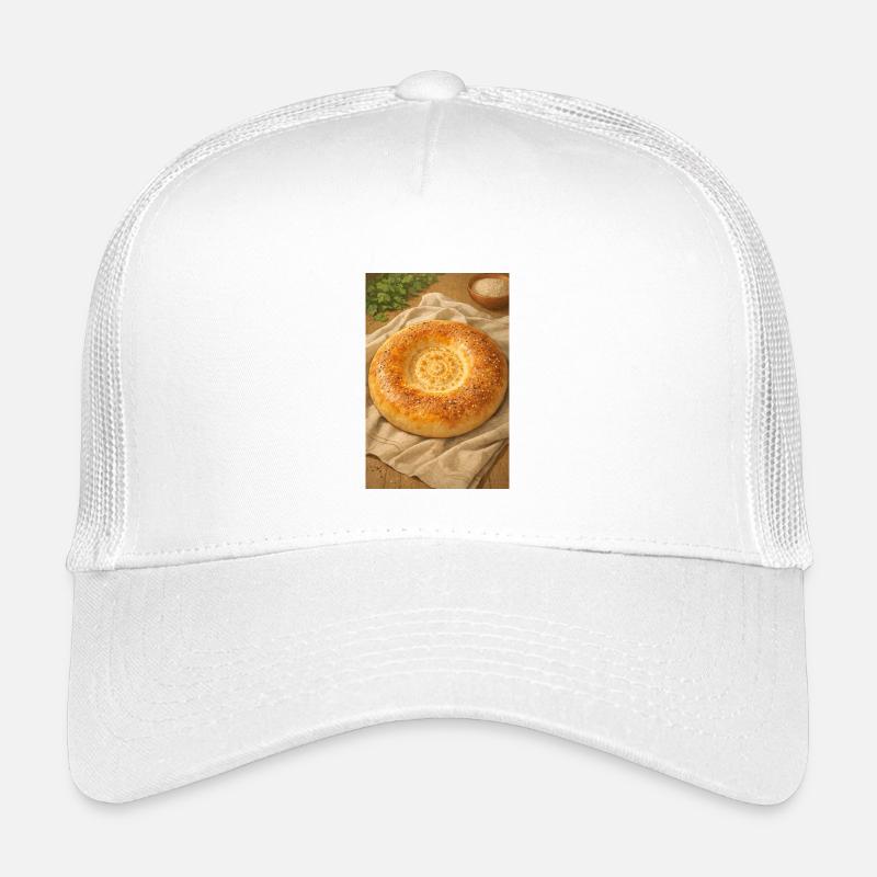 Sesame Ring Bread Kids’ Trucker Cap