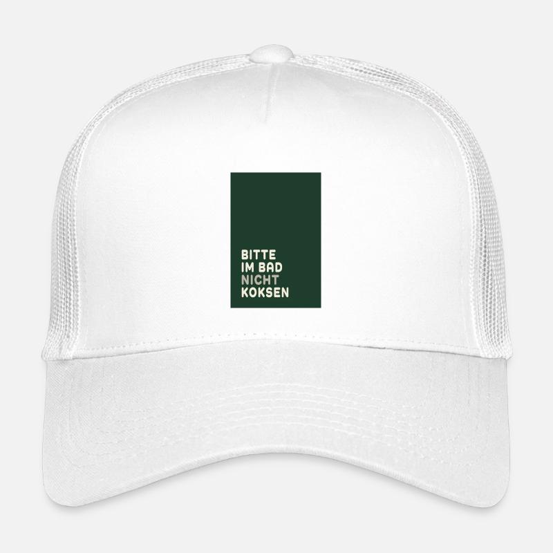 Minimal Statement – Dark Green & Cream Design Kinder Trucker-Cap
