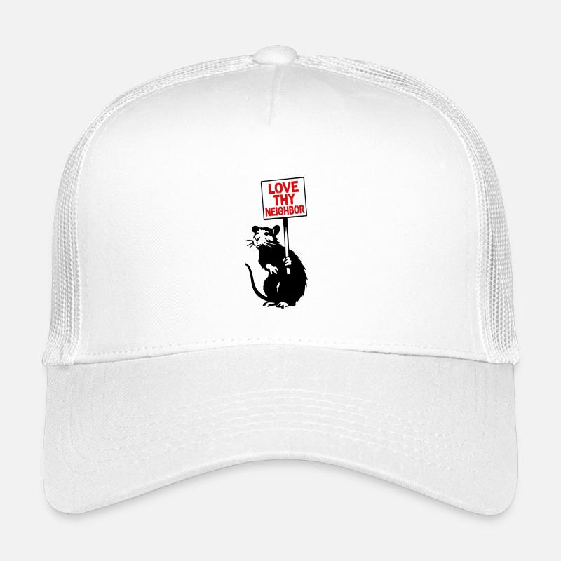 Liebe Deinen Nächsten Retro-Schrift Kinder Trucker-Cap