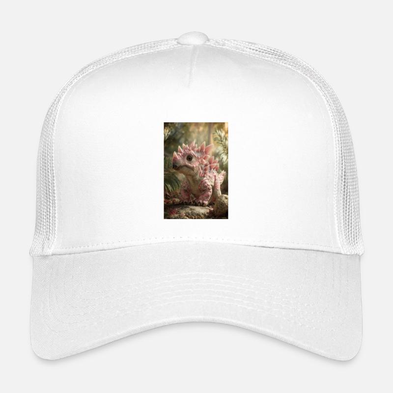 Rosa Stegosaurus im Ember Forest Kinder Trucker-Cap