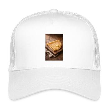 Crispy crepes with butter - Kids’ Trucker Cap - white - Front