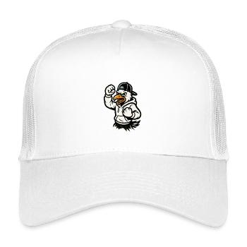 Mascotte de l’aigle martial - Casquette trucker enfant - blanc - Devant