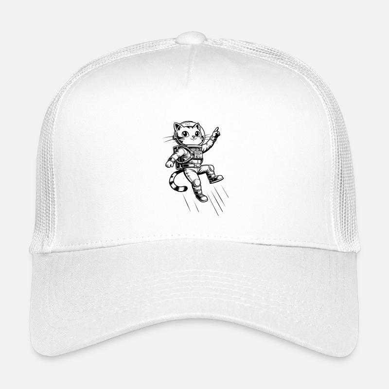Chat astronaute Casquette trucker enfant