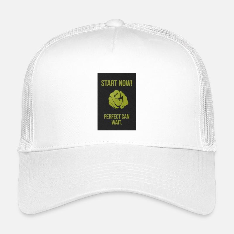 Start now – Statement shirt for doers Kids’ Trucker Cap