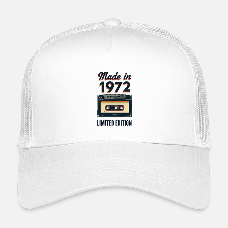 Made in 1972 – Limited Edition - Kinder Trucker-Cap - Weiß