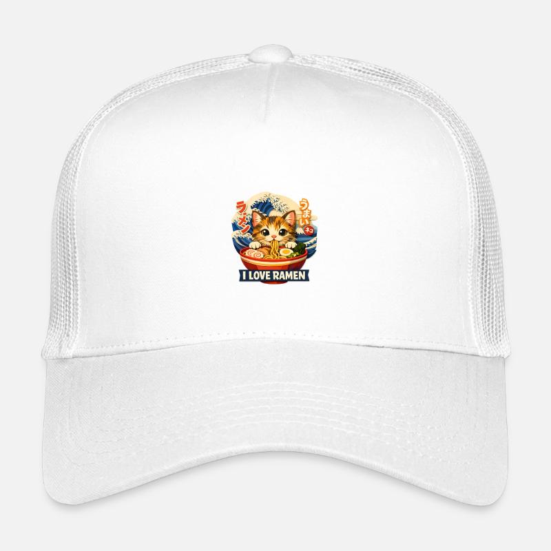 Ramen Cat Kids’ Trucker Cap