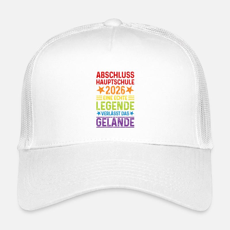 Abschluss 2026 Hauptschule Legende Gelände Kinder Trucker-Cap