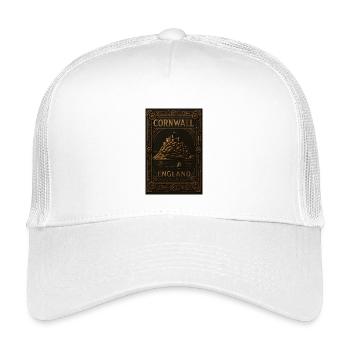 Cornwall England – Steampunk-reiseposter - Kinder Trucker-Cap - Weiß - Vorne