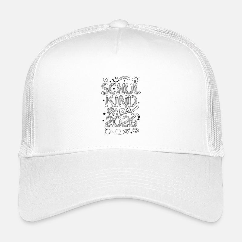 School Child 2026 Crayons School Enrollment Back to School Kids’ Trucker Cap