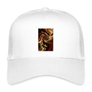 Abstract Germany Fluid Art Part 2. - Kids’ Trucker Cap - white - Front