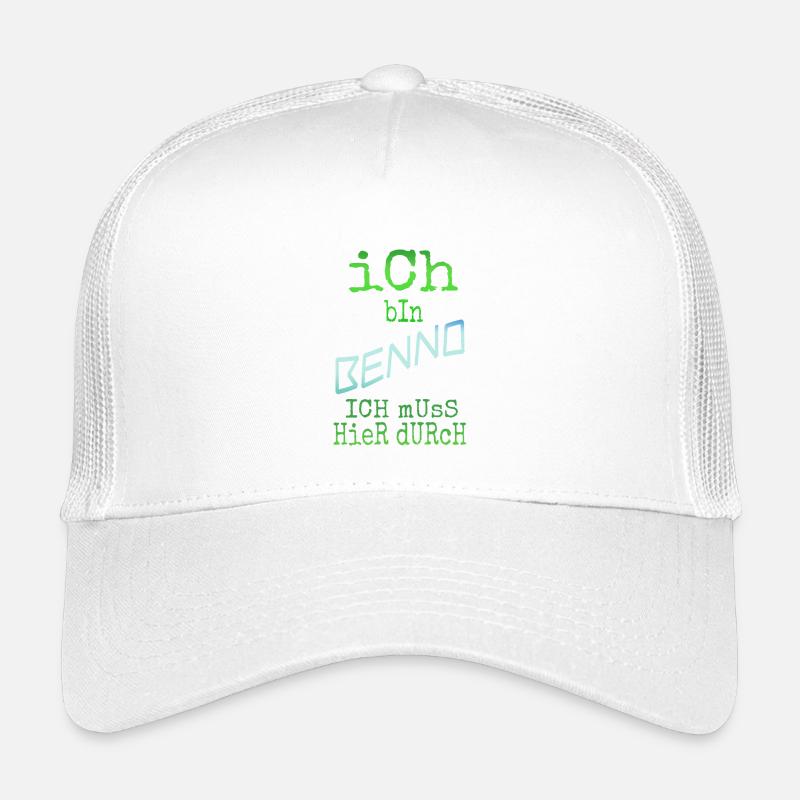 Benno comme prénom Casquette trucker enfant