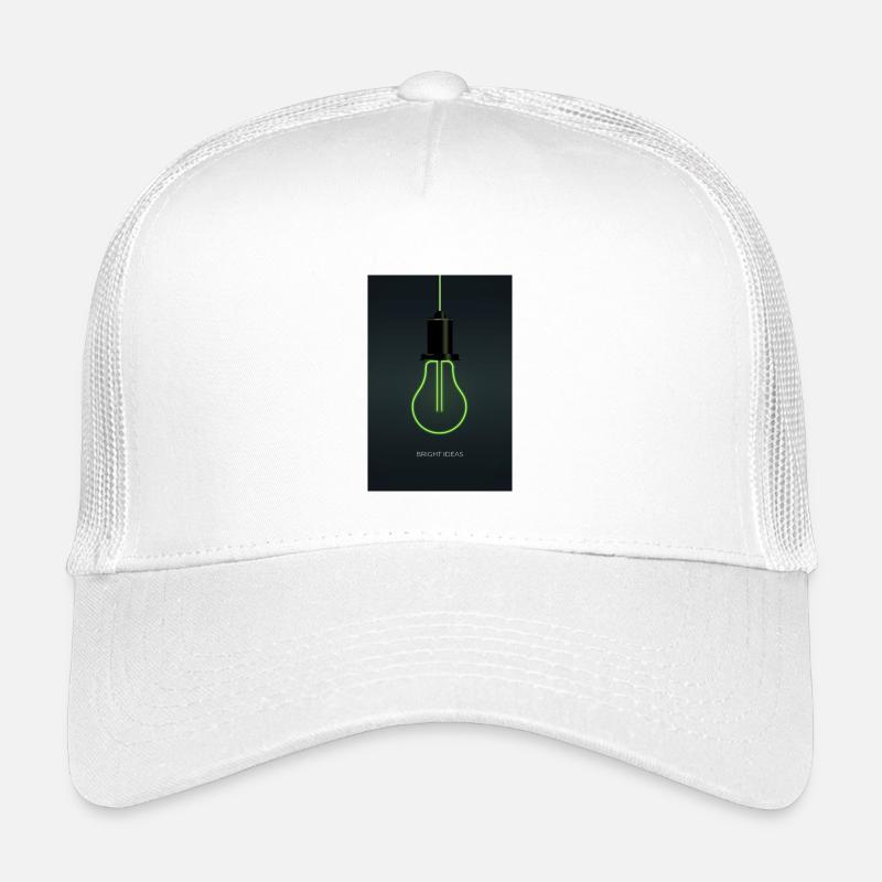 Bright Ideas – Neon Glühbirne Design Kinder Trucker-Cap