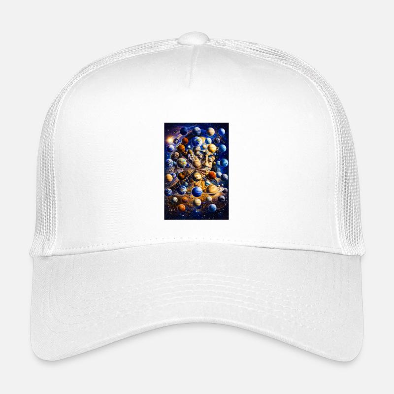 Portrait de la planète cosmique Casquette trucker enfant