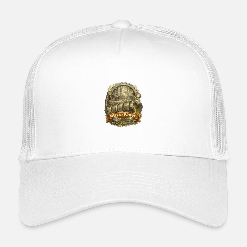Technician - Kids’ Trucker Cap - white