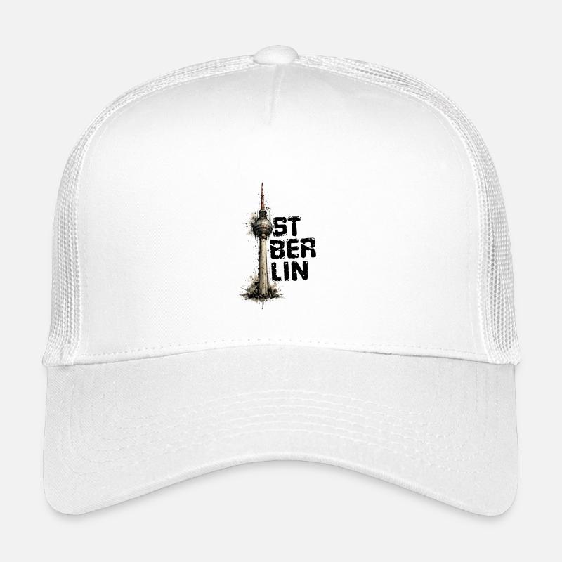 Ostberlin - Kinder Trucker-Cap - Weiß