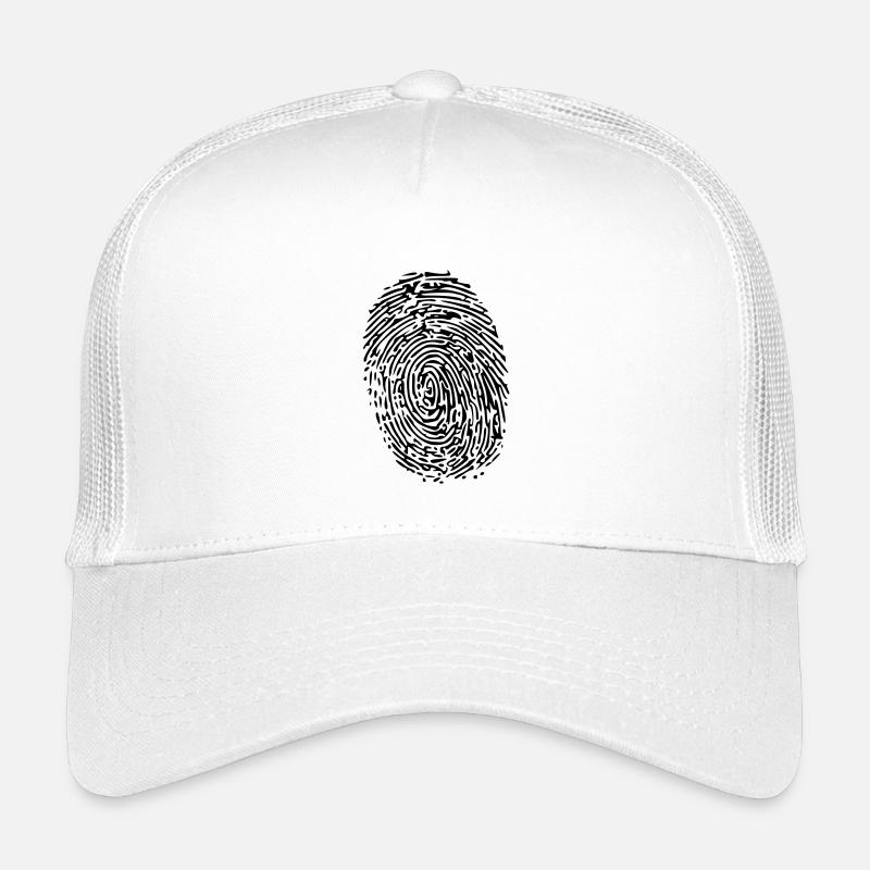 empreinte digitale Casquette trucker enfant