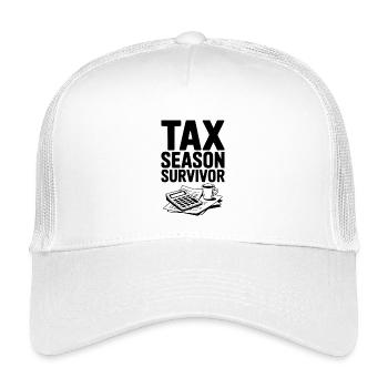 Tax Season Survivor - Kids’ Trucker Cap - white - Front