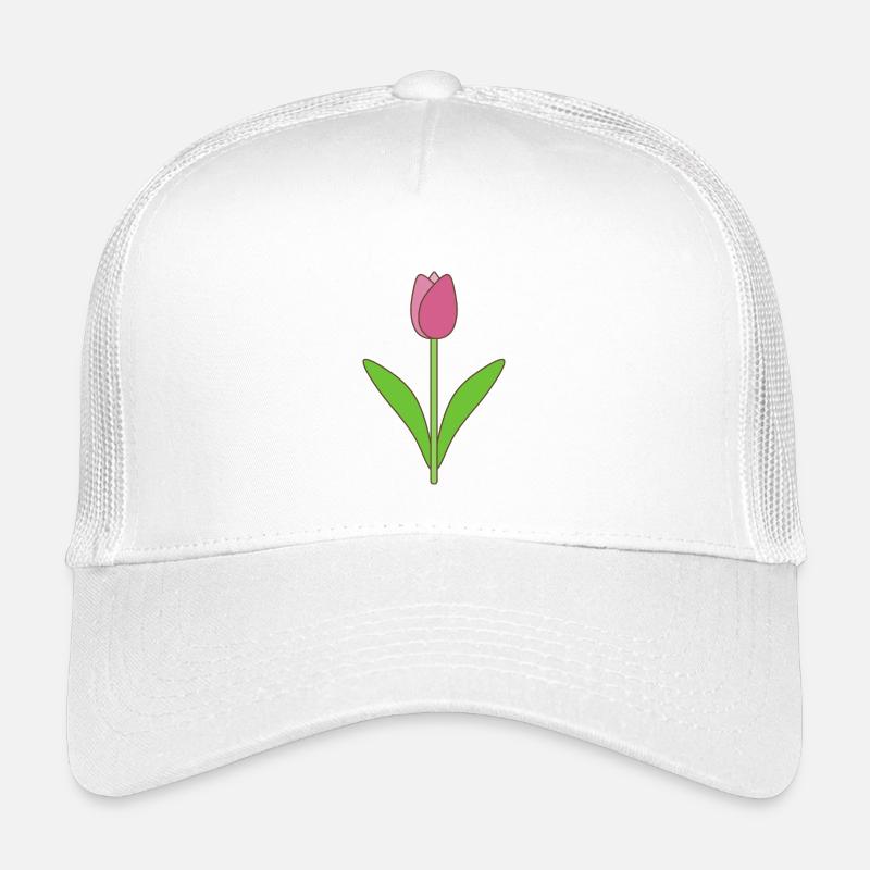 Tulip Bloom Pink Kids’ Trucker Cap
