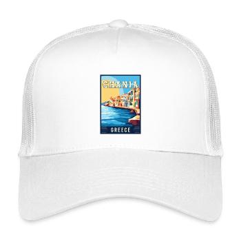 Découvrez la magnifique Chanée en Grèce - Casquette trucker enfant - blanc - Devant