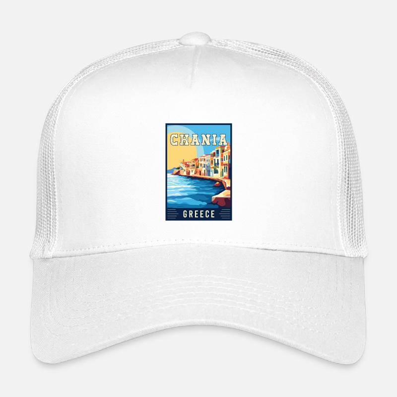 Discover Stunning Chania in Greece Kids’ Trucker Cap