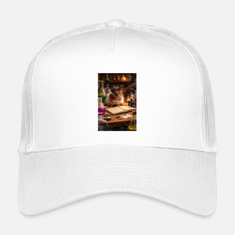 Chico 11: Steampunk-Alchemist - Kinder Trucker-Cap - Weiß