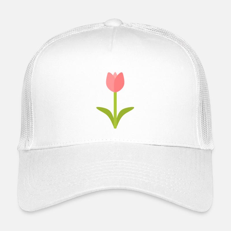 Silhouette de tulipe en fleurs Casquette trucker enfant
