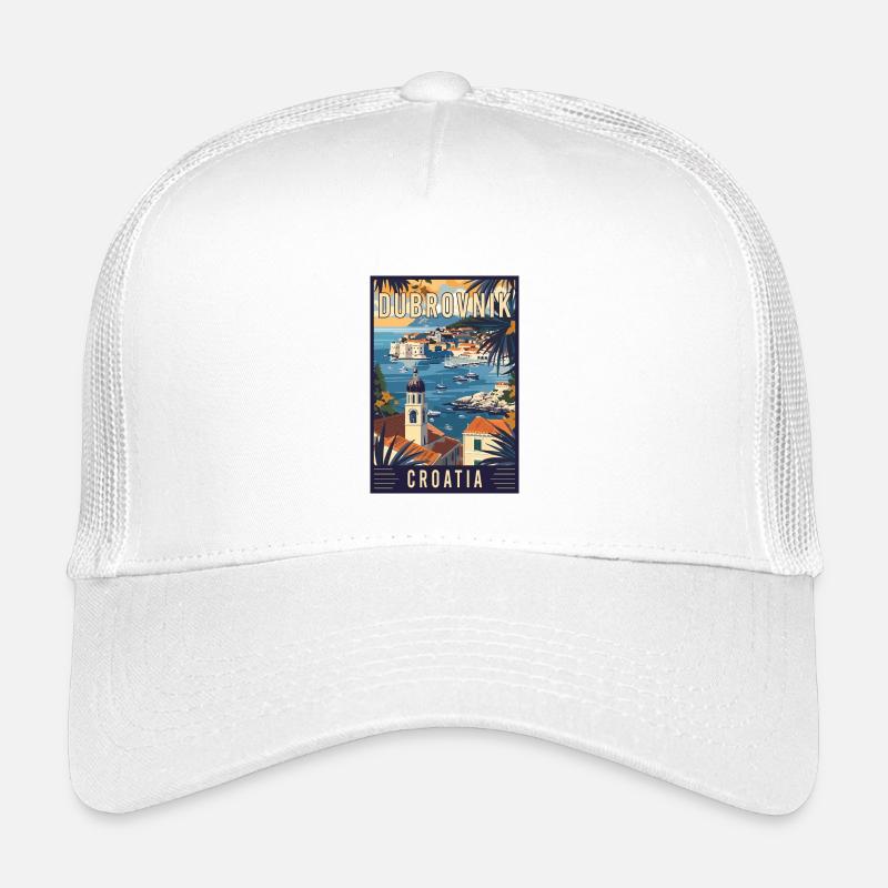 Erleben Sie das Mittelmeer-Dubrovnik in Kroatien Kinder Trucker-Cap
