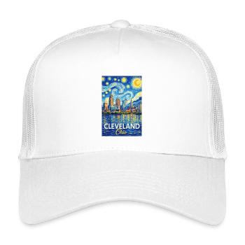 Cleveland, Ohio - Kids’ Trucker Cap - white - Front