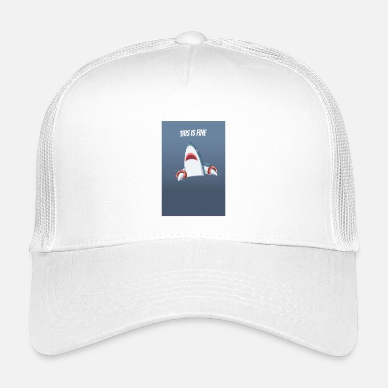 C’est un bon discours humoristique de requin Casquette trucker enfant