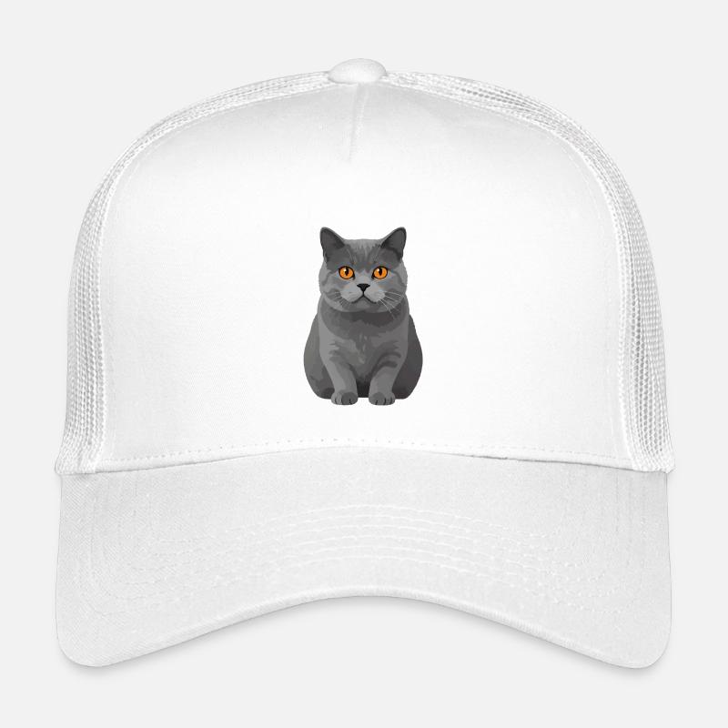 British Shorthair Male Teodoro Kids’ Trucker Cap
