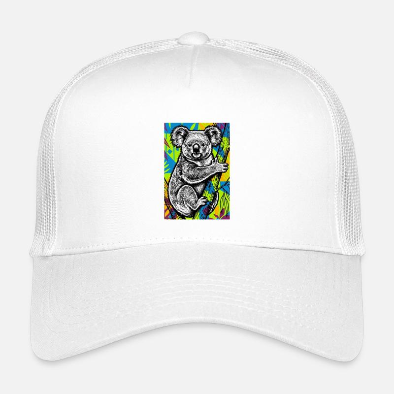 Koala - Kinder Trucker-Cap - Weiß