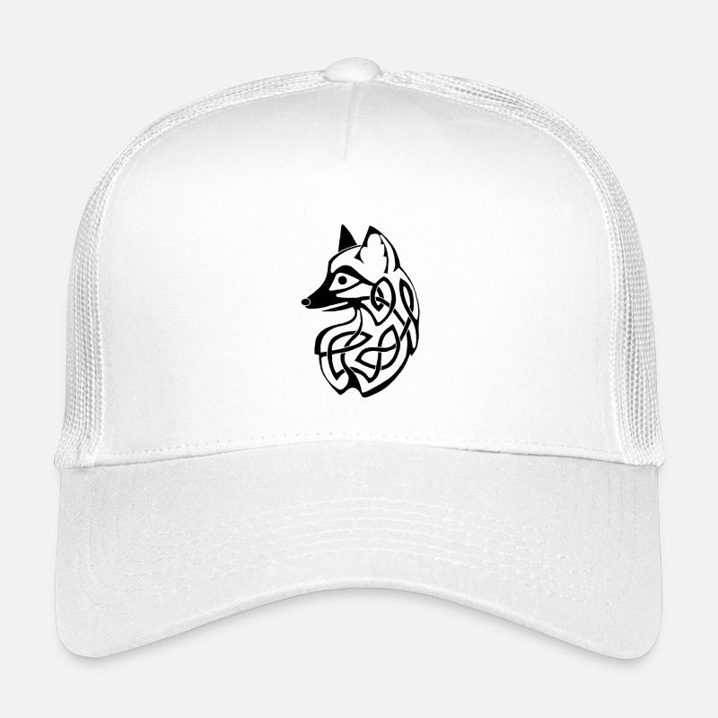Renard celtique noir Casquette trucker enfant